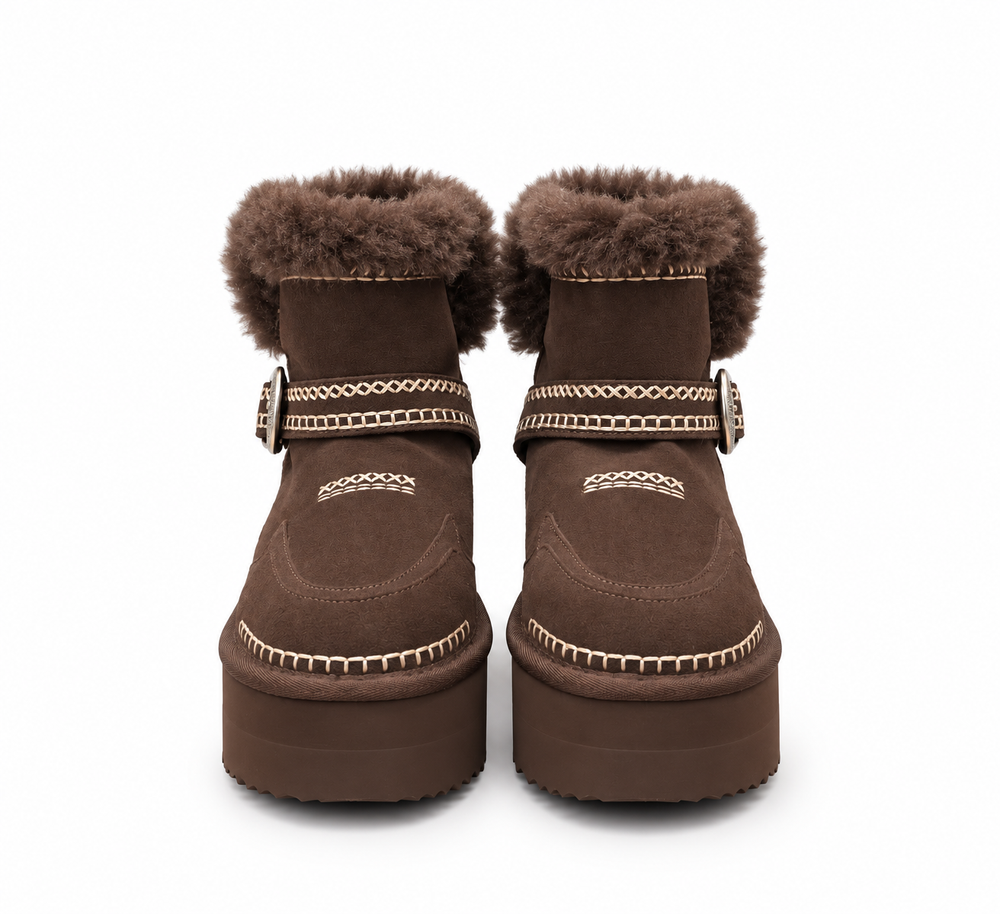 Stivaletto platform FERNIE CHOCOLATE