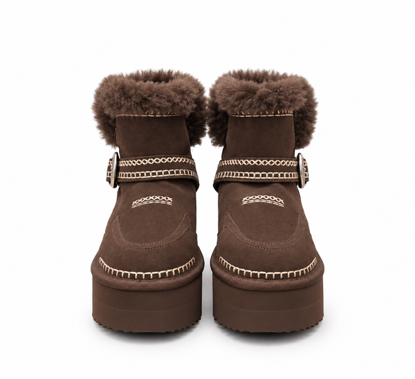 Stivaletto platform FERNIE CHOCOLATE