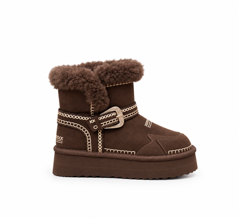 Stivaletto platform FERNIE CHOCOLATE