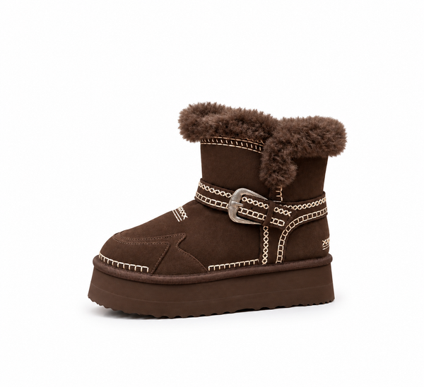 Stivaletto platform FERNIE CHOCOLATE