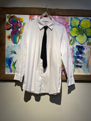Camicia  bianca con cravatta
