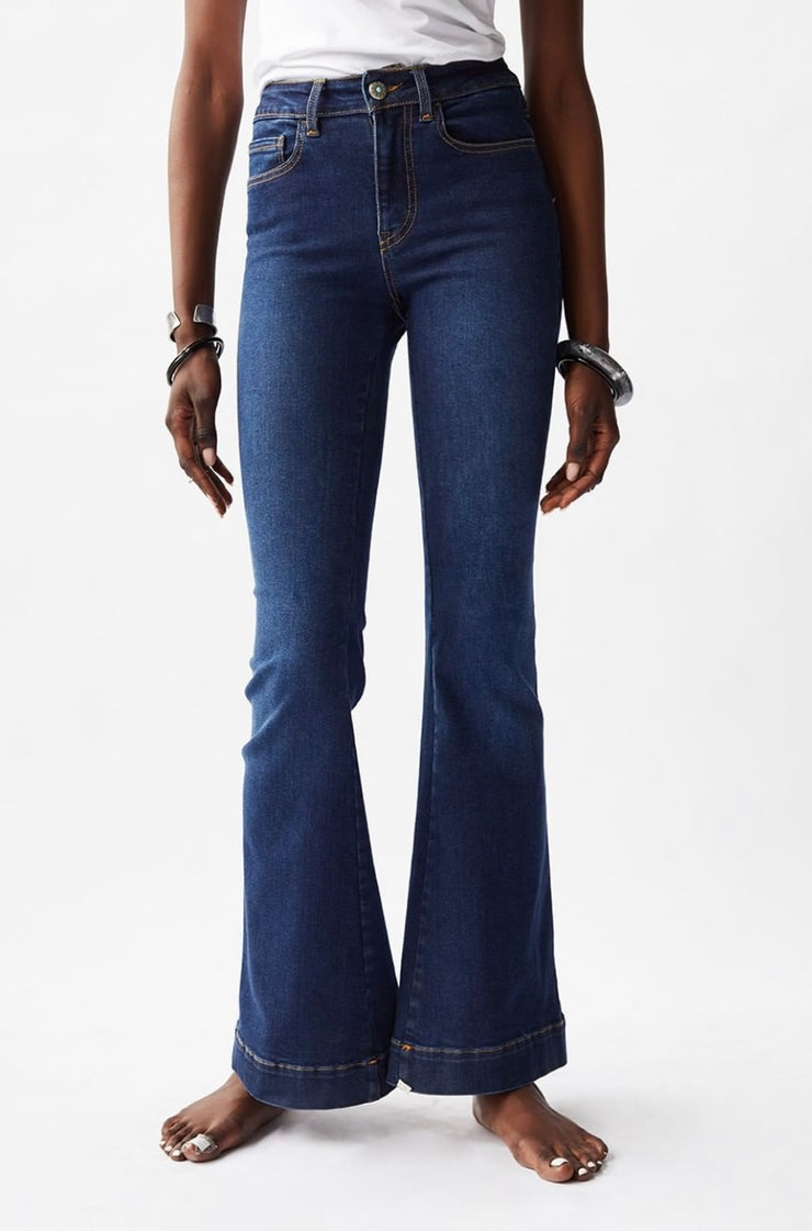 Mia shaft  Lola denim silk stretch