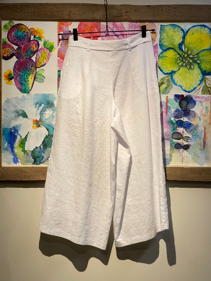 Pantalone Tokyo Lino bianco